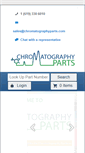 Mobile Screenshot of chromatographyparts.com